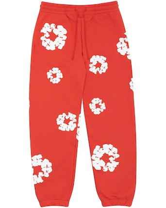 Denim Tears Cotton Wreath Sweatpants Red